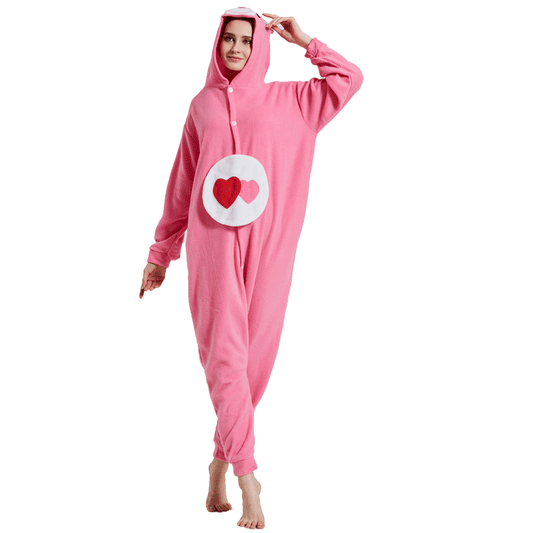 Rubylong Love Heart Bear Onesie