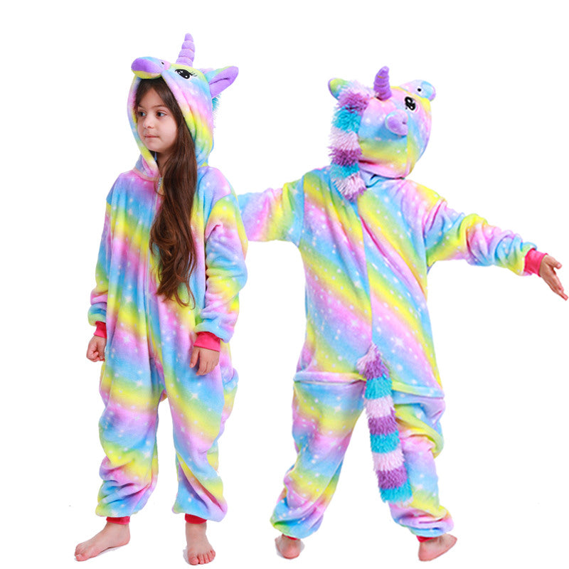 Kids Yellow Rainbow Pegasus Onesie