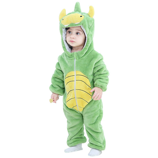 Rubylong Green Dinosaur Romper