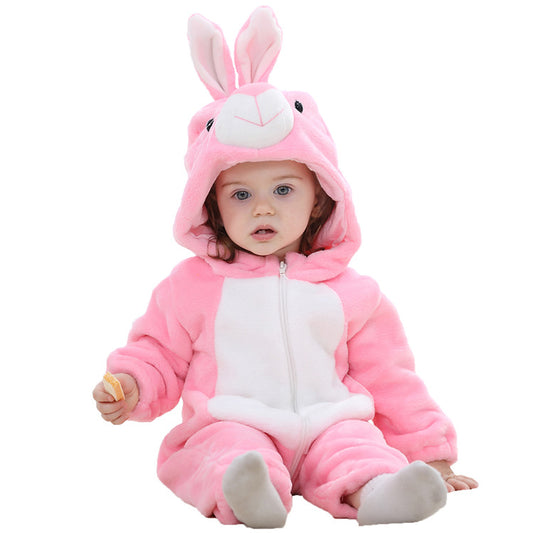 Rubylong Pink Rabbit Romper