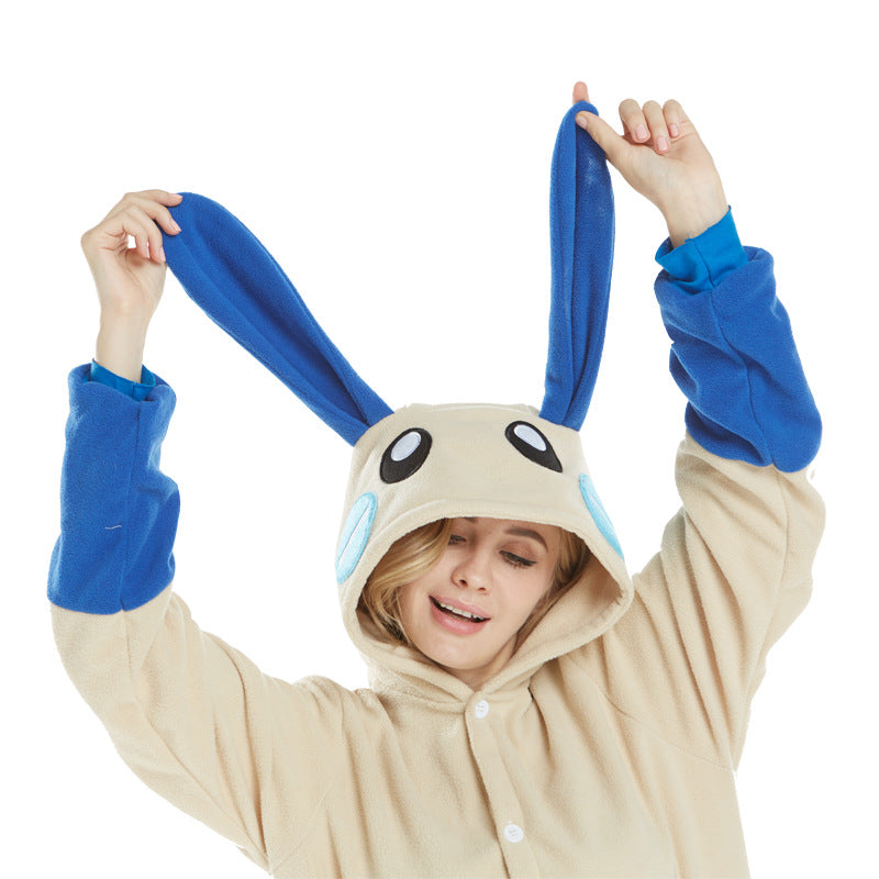 Rubylong Minus Blue Rabbit Onesie