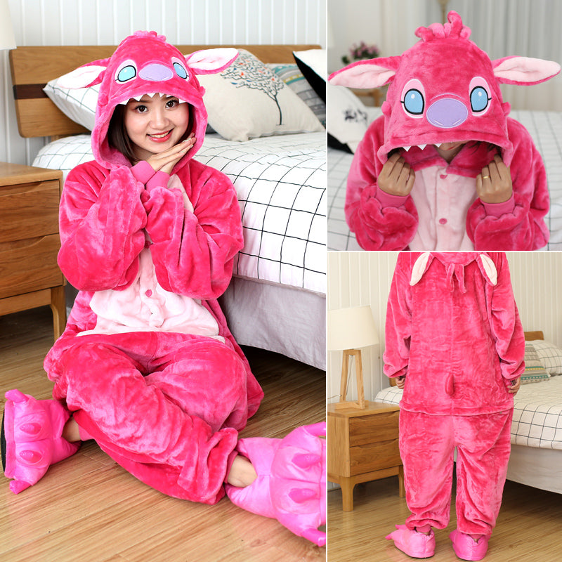 Rubylong Pink Stitch Onesies