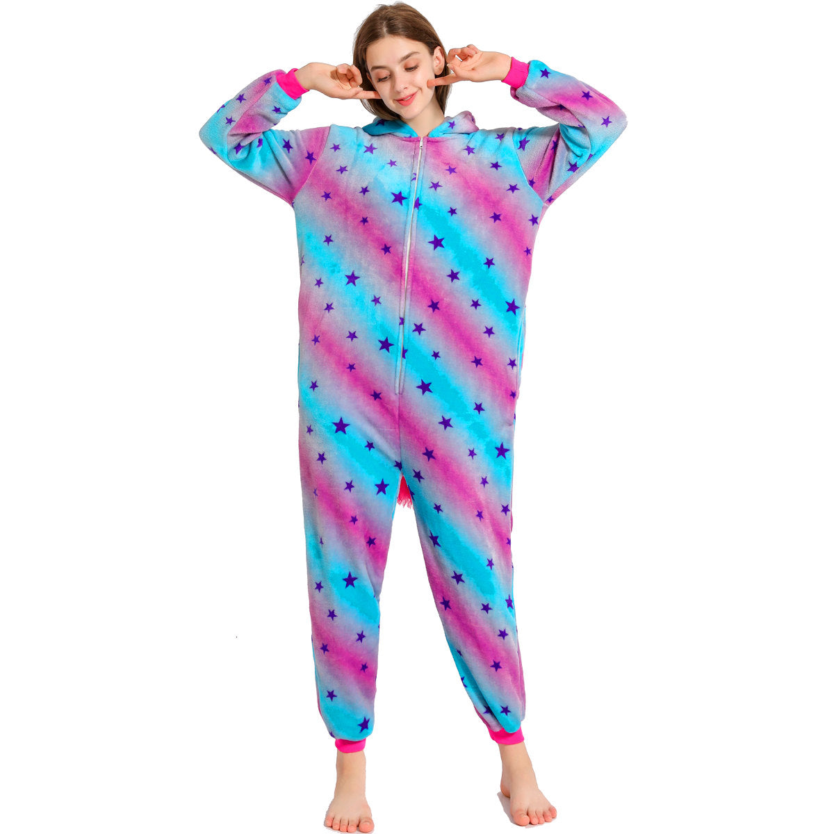 Rubylong Purple Star Pegasus Onesies
