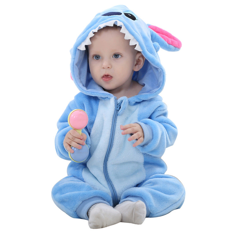 Rubylong Blue Stitch Romper