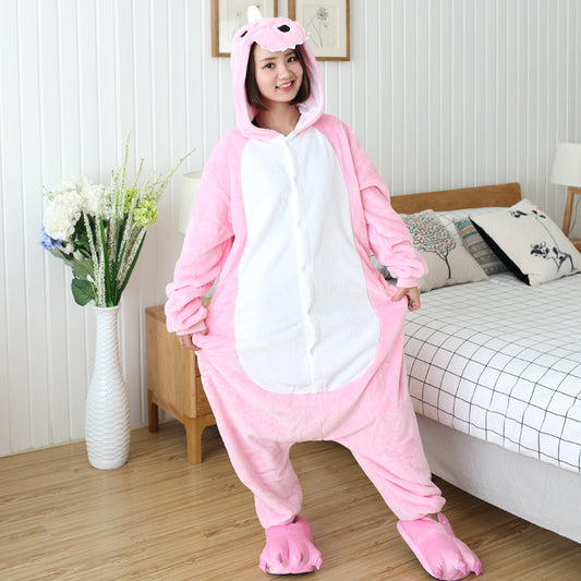 Rubylong Pink Dinosaur Onesies