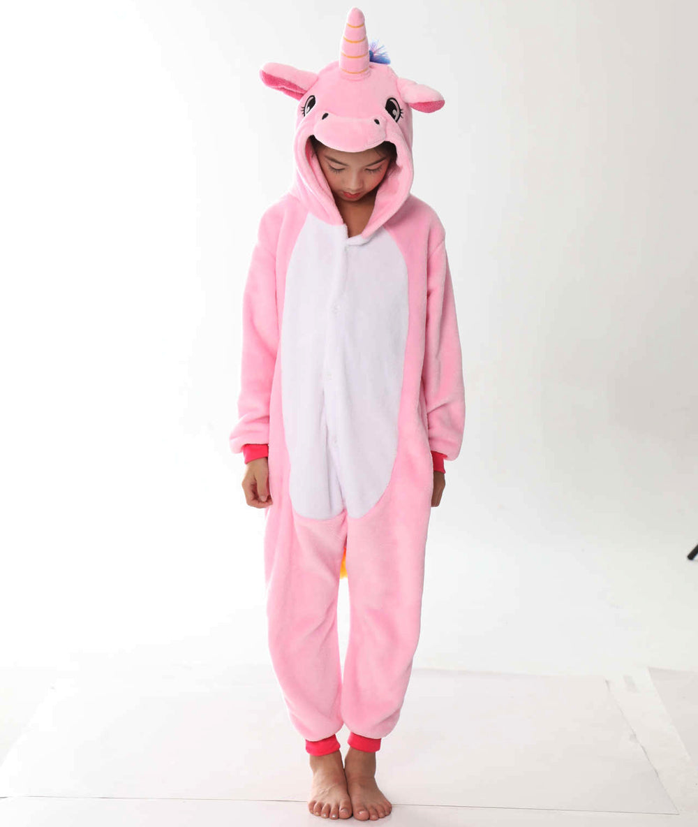 Kids Pink Hair Pegasus Onesie