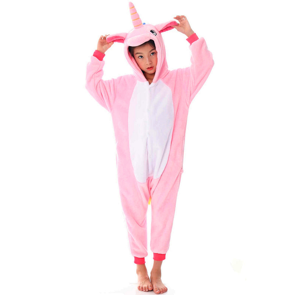 Kids Pink Hair Pegasus Onesie