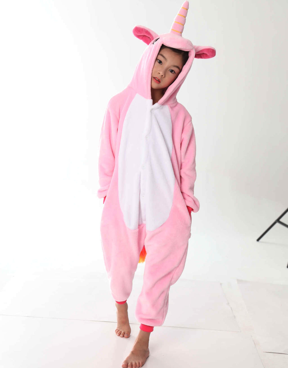 Kids Pink Hair Pegasus Onesie