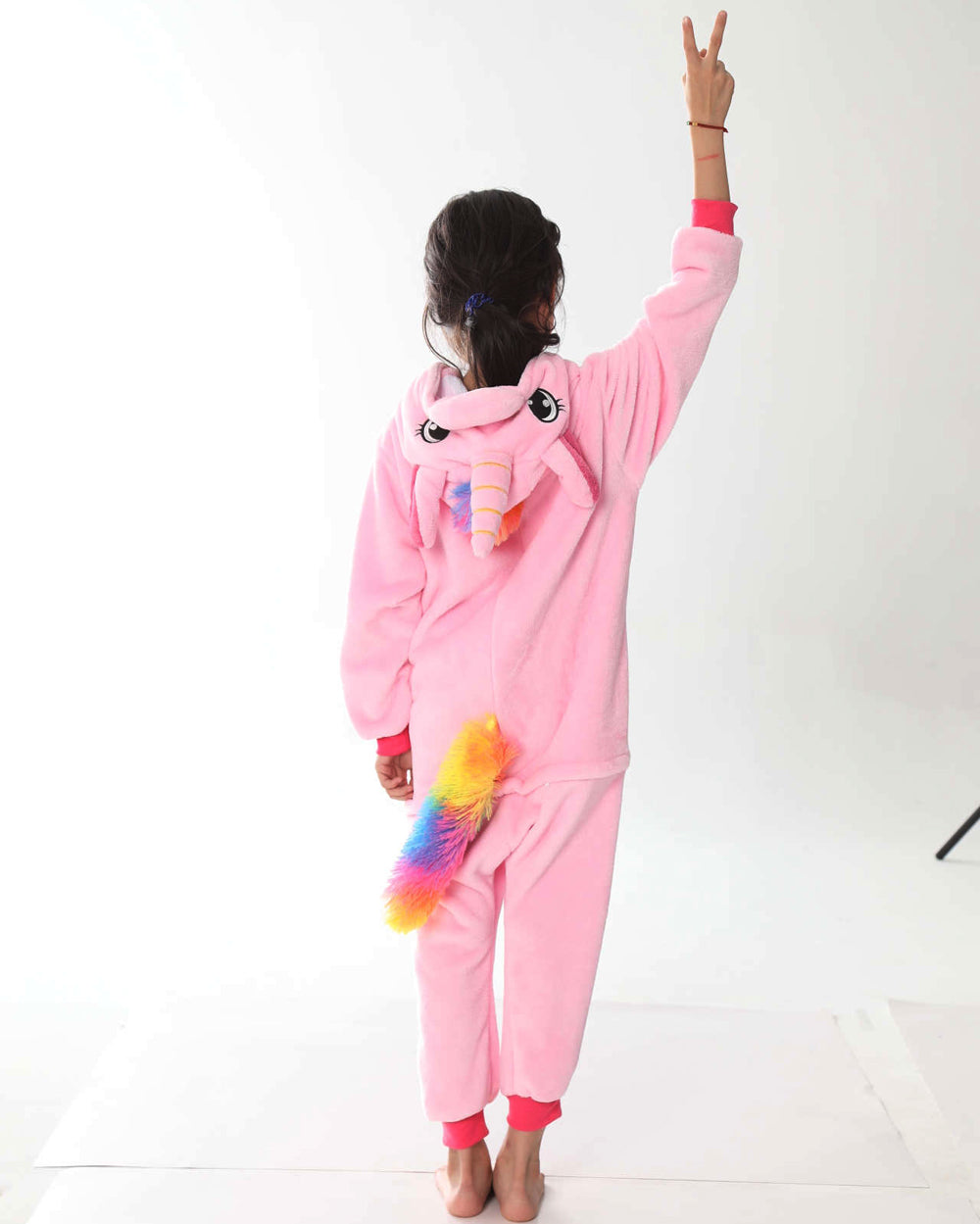 Kids Pink Hair Pegasus Onesie