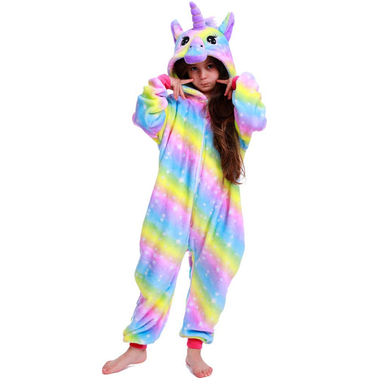 Kids Yellow Rainbow Pegasus Onesie