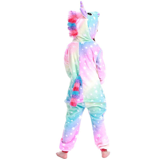 Kids Pink Rainbow Pegasus Onesie