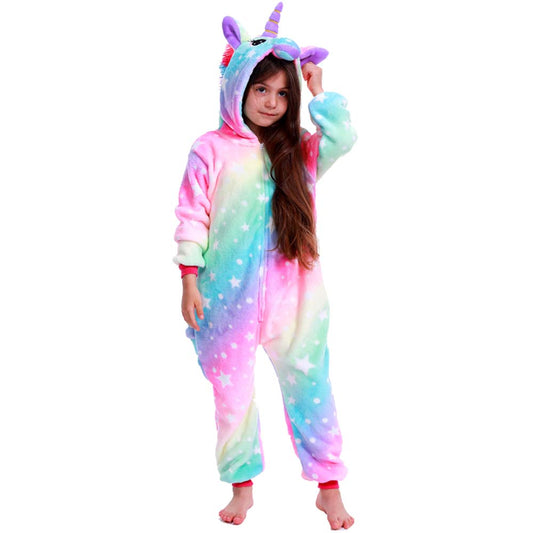 Kids Pink Rainbow Pegasus Onesie