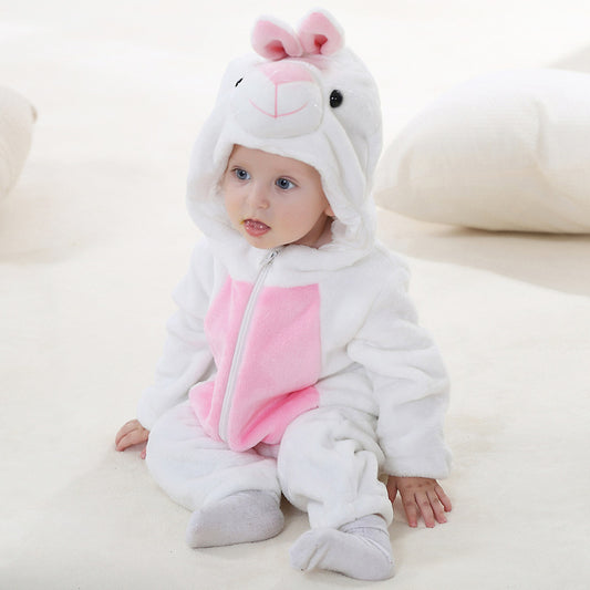 Rubylong White Rabbit Romper