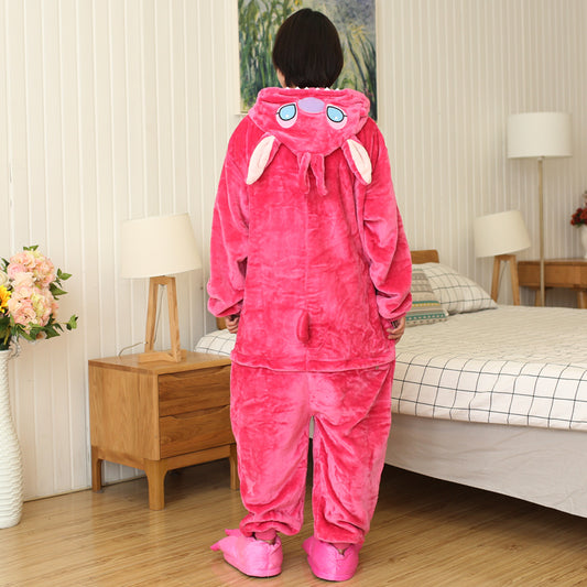 Rubylong Pink Stitch Onesies