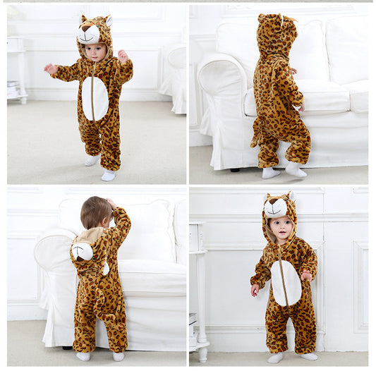 Rubylong New Leopard Romper