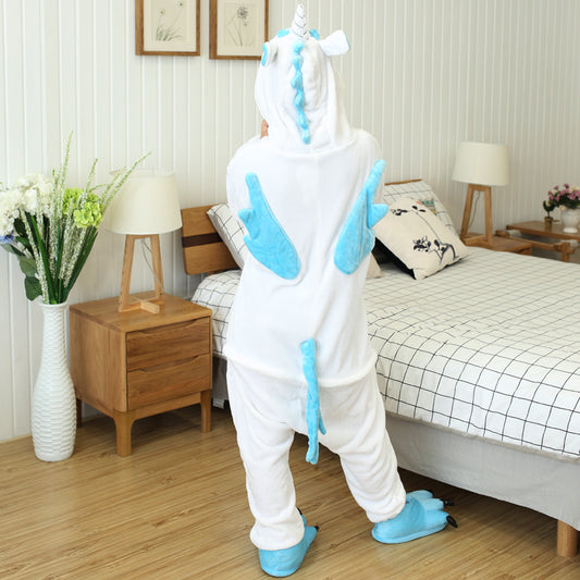 Rubylong Blue Unicorn Onesies