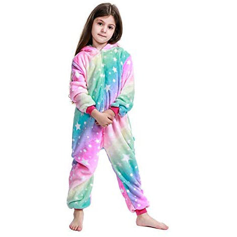 Kids Pink Rainbow Pegasus Onesie