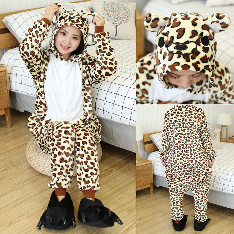Rubylong Leopard Bear Onesies