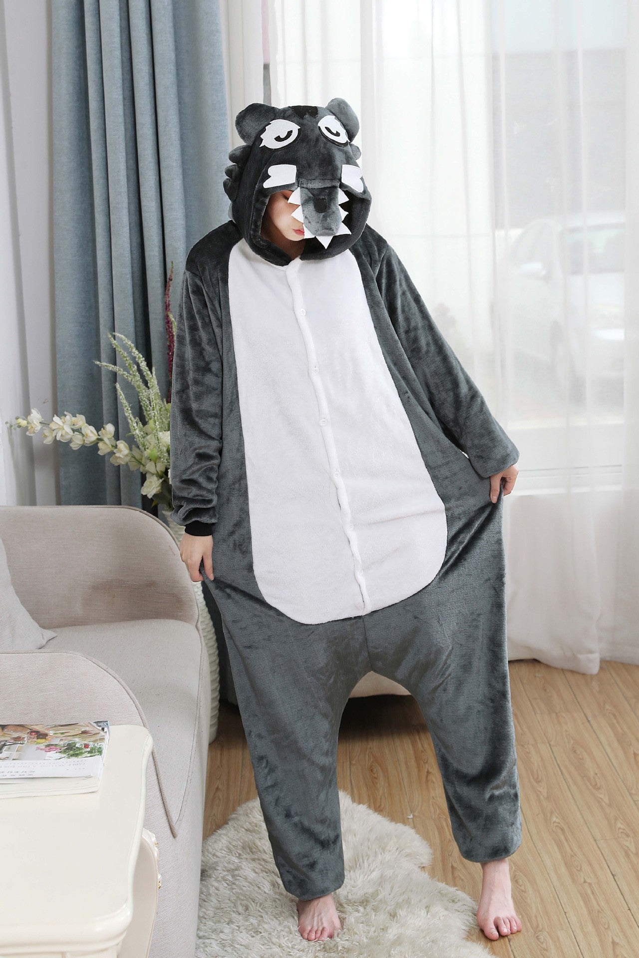 Rubylong Wolf Onesies