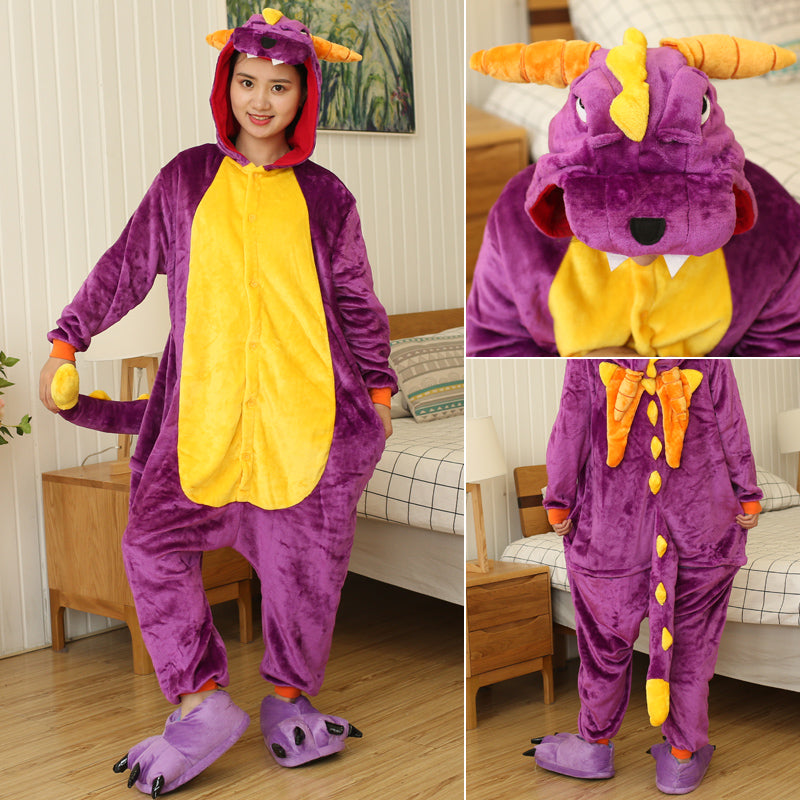 Rubylong Purple Dragon Onesies