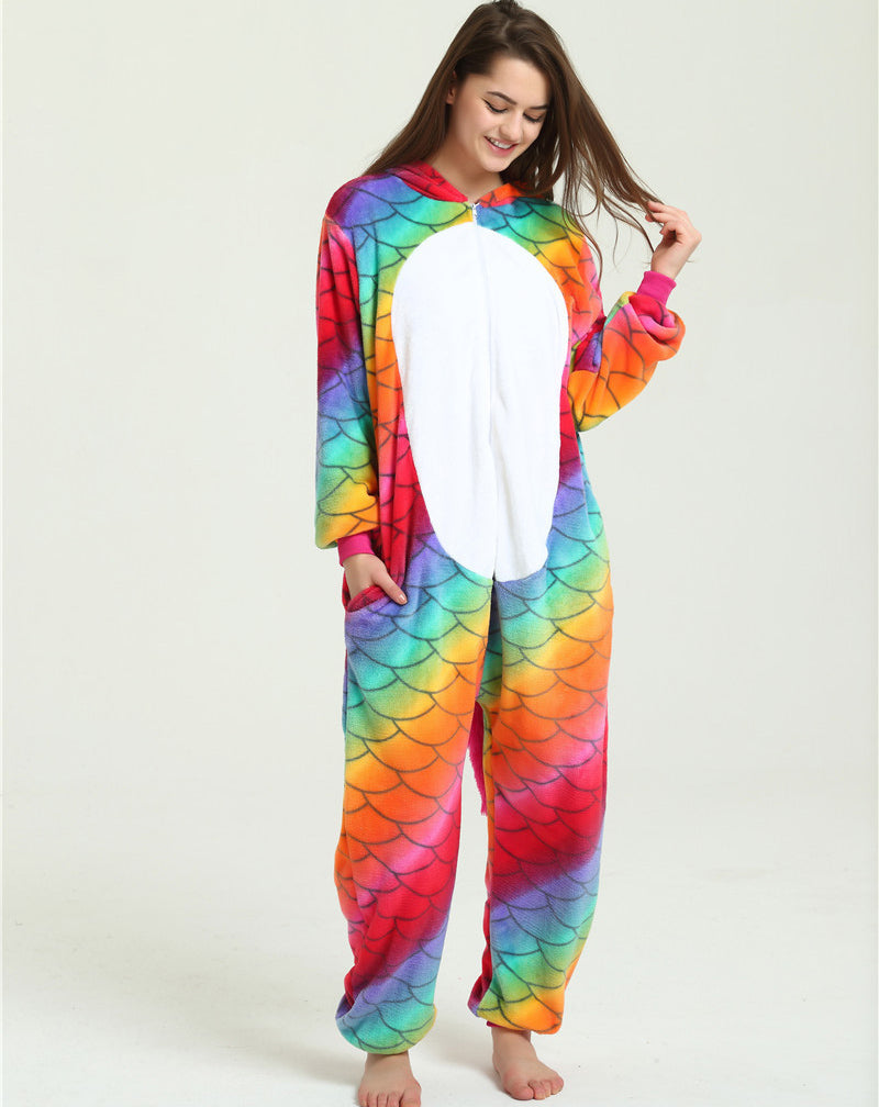 Rubylong White Fish Pegasus Onesies