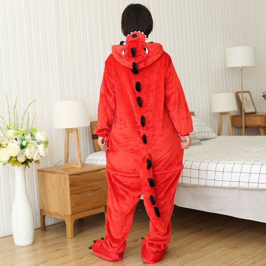 Rubylong Red Dinosaur Onesies