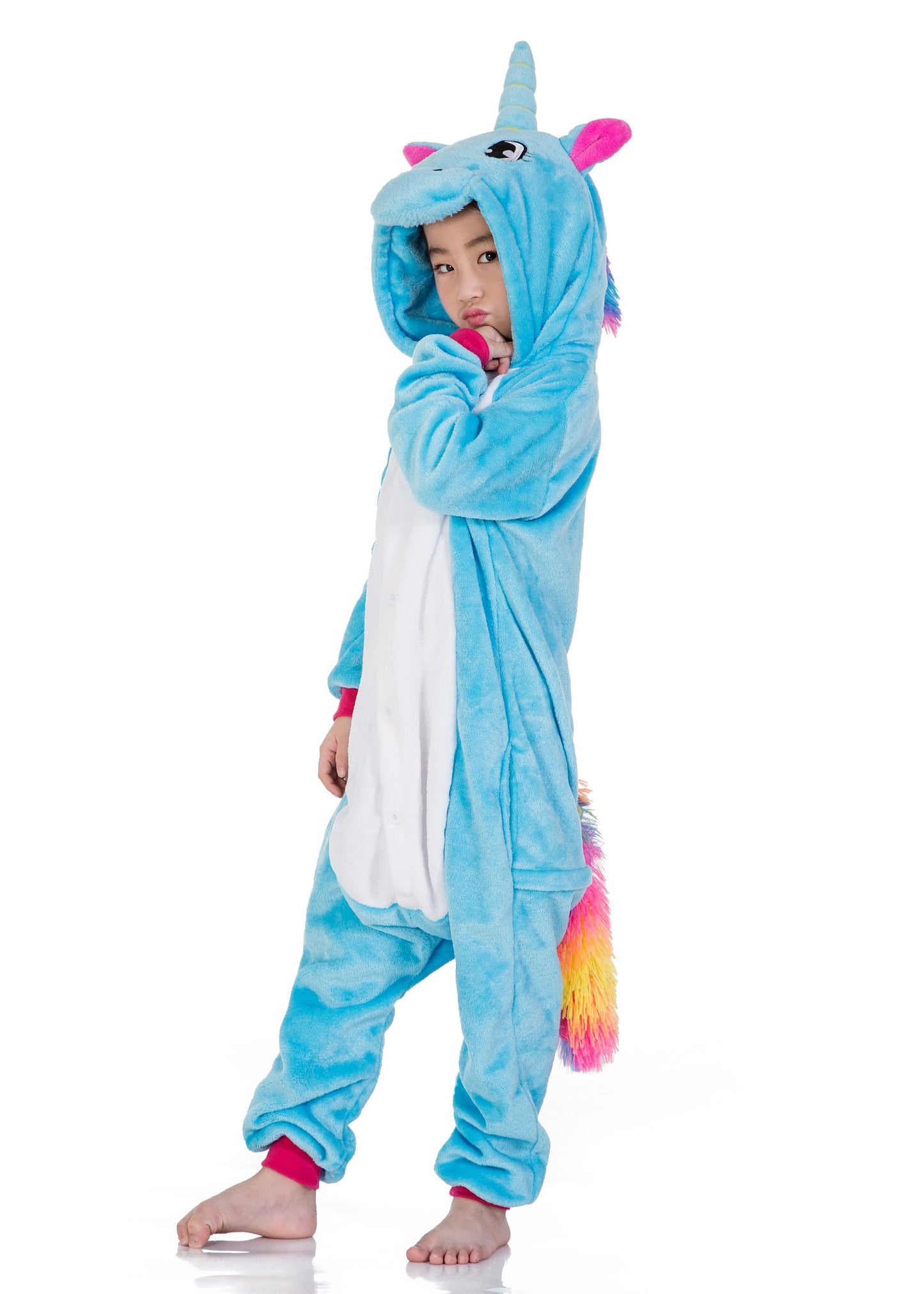 Kids Blue Hair Pegasus Onesie