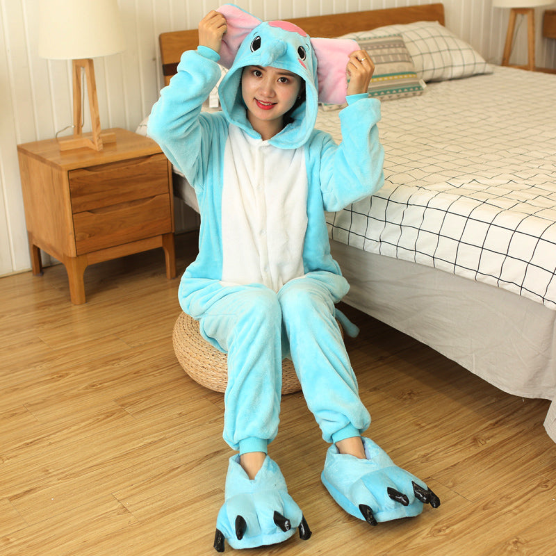 Rubylong Blue Elephant Onesies