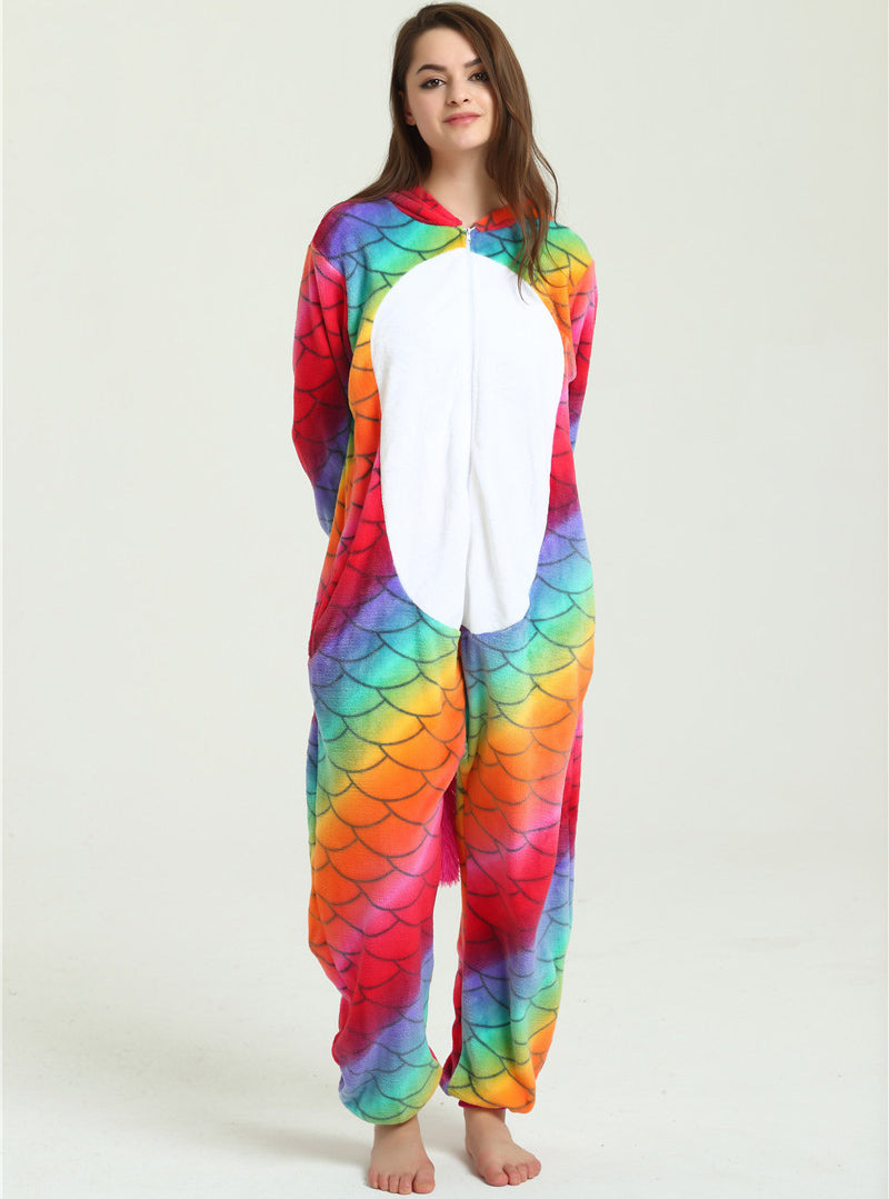 Rubylong White Fish Pegasus Onesies