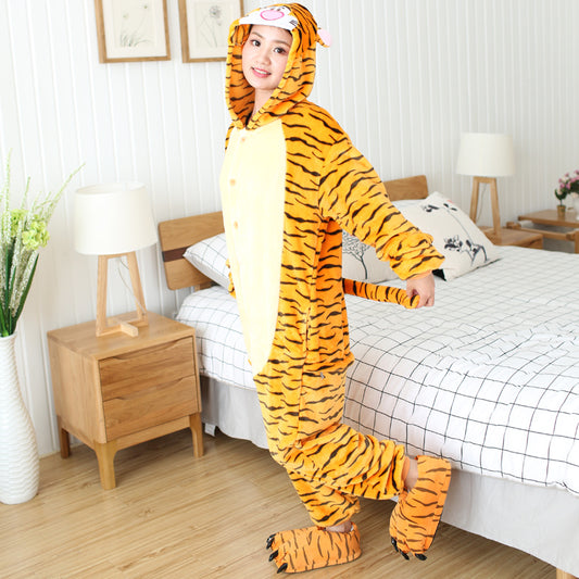 Rubylong Jumping Tiger Onesies