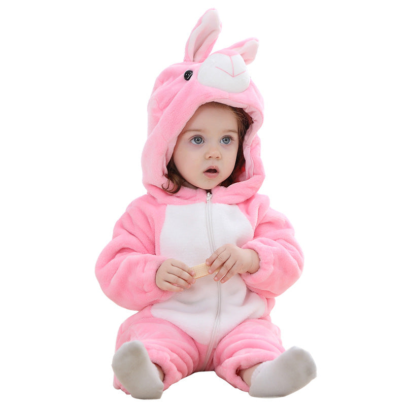 Rubylong Pink Rabbit Romper
