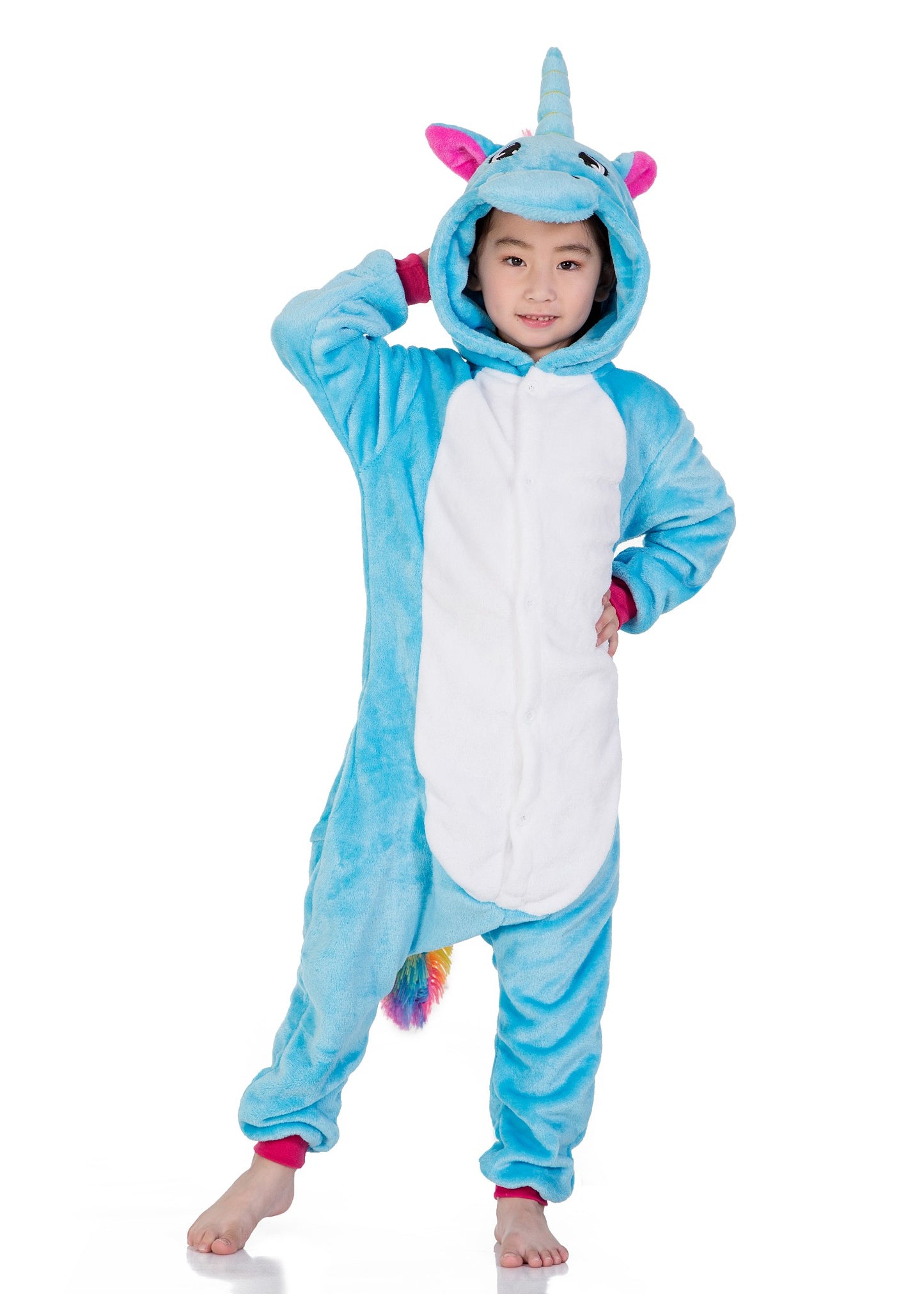 Kids Blue Hair Pegasus Onesie