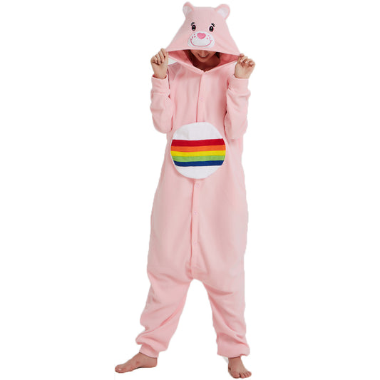 Rubylong Rainbow Bear Onesie