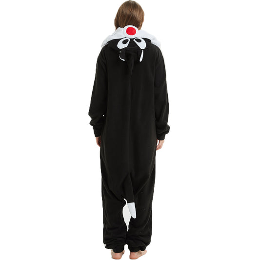 Rubylong Black Wolf Onesie