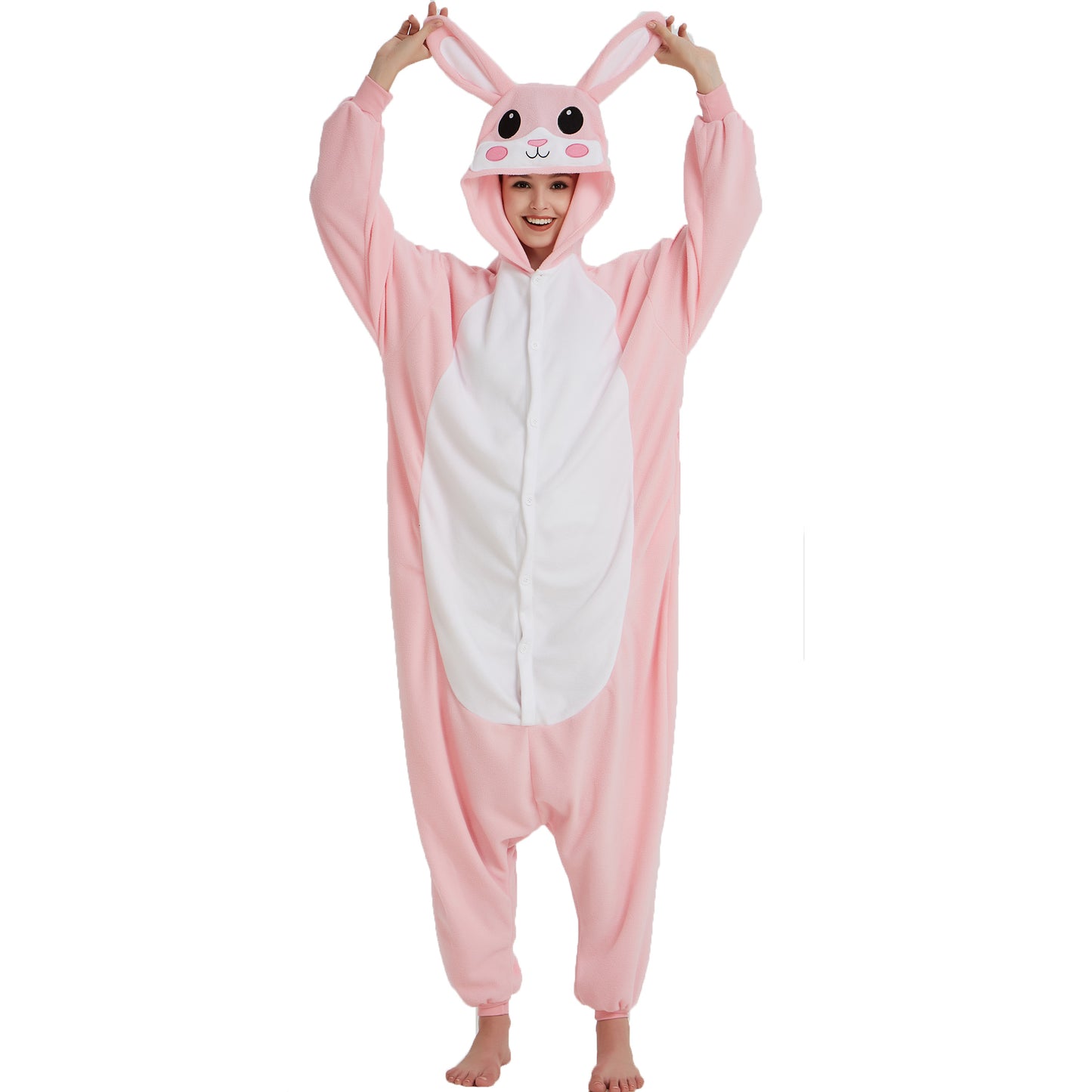 Rubylong Pink Rabbit Onesie