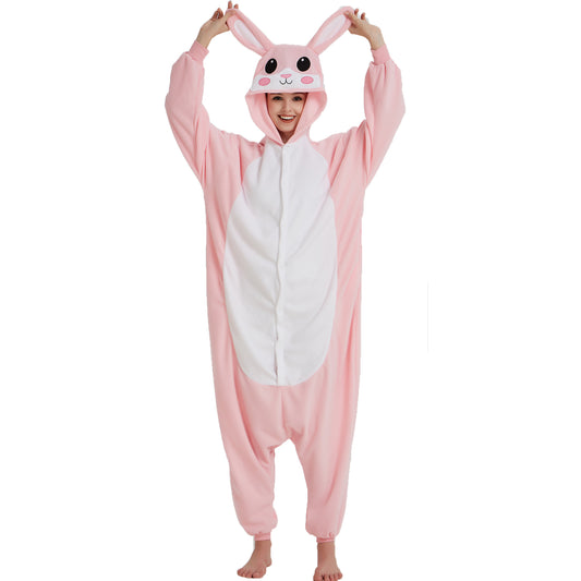 Rubylong Pink Rabbit Onesie