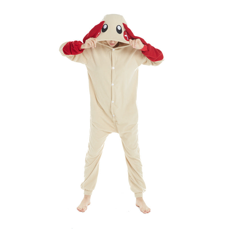 Rubylong Plus Red Rabbit Onesie