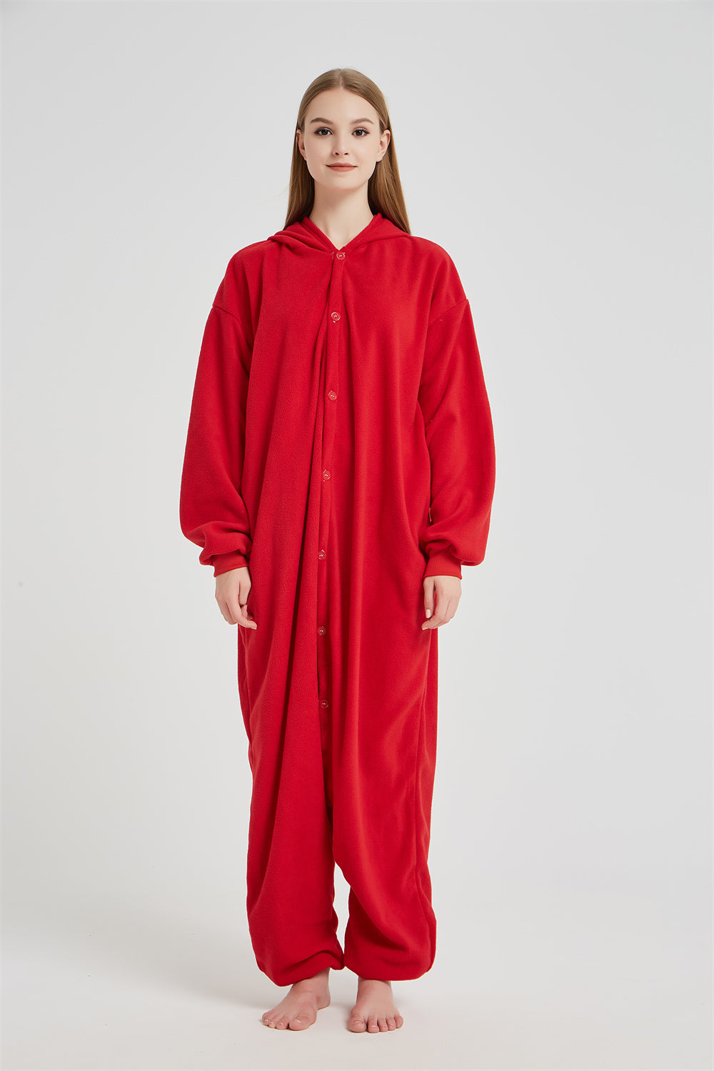 Rubylong Red Cookie Monster Onesie