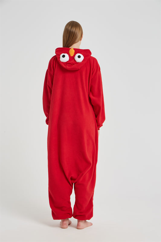 Rubylong Red Cookie Monster Onesie