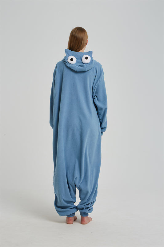Rubylong Blue Cookie Monster Onesie