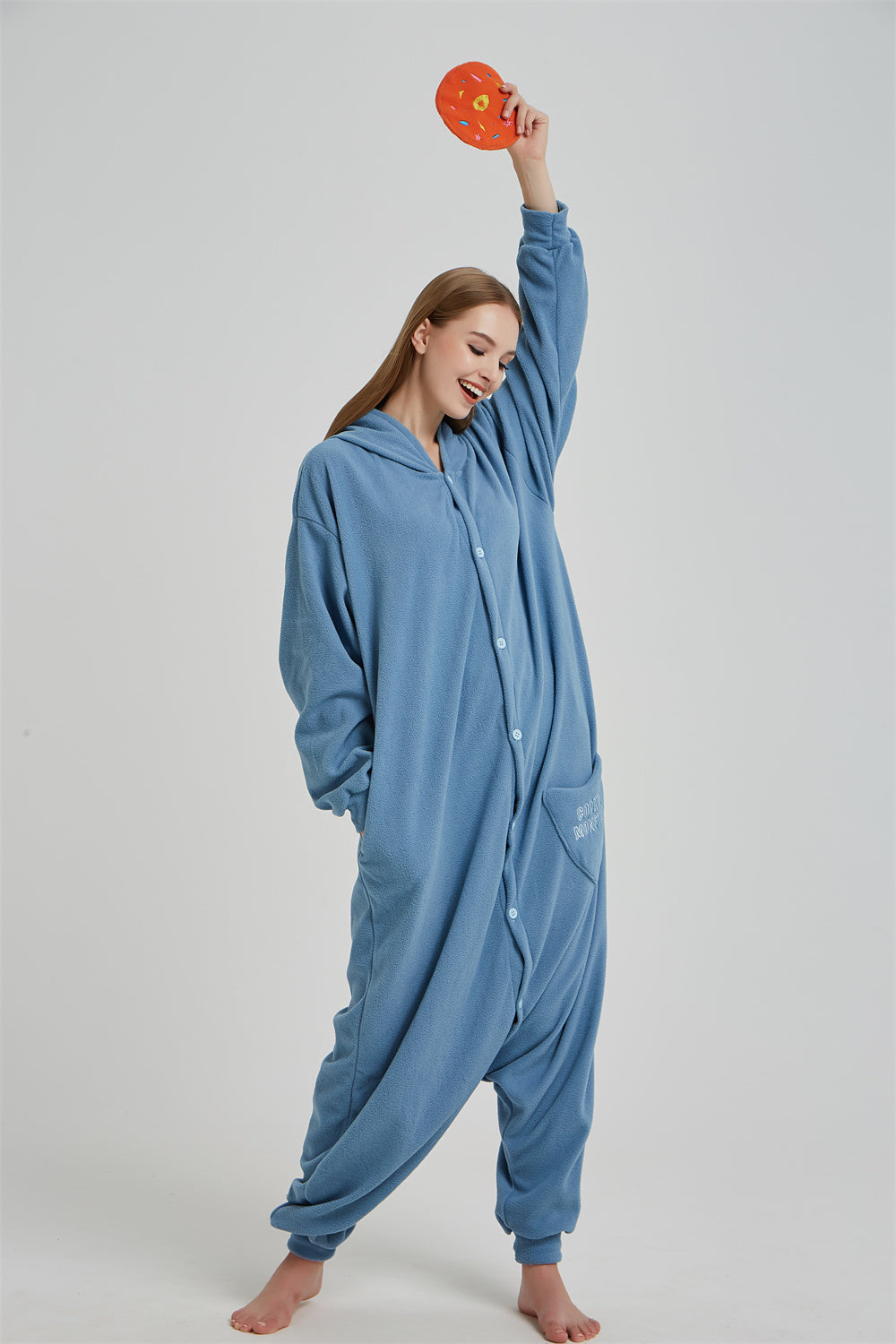 Rubylong Blue Cookie Monster Onesie