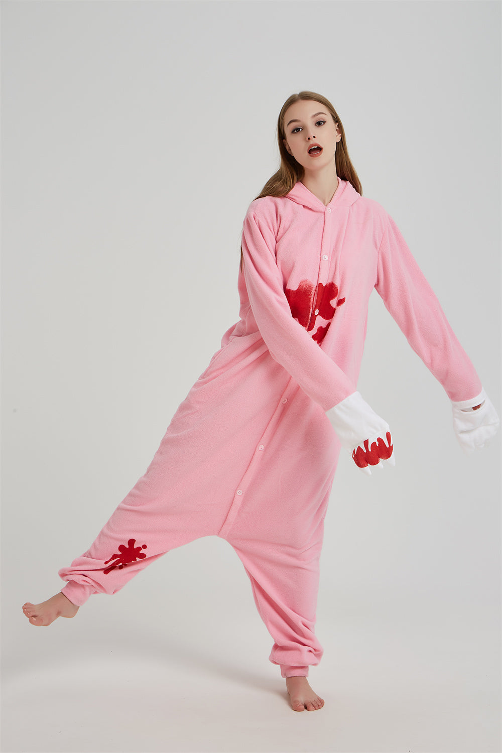 Rubylong Pink Gloomy Bear Onesie