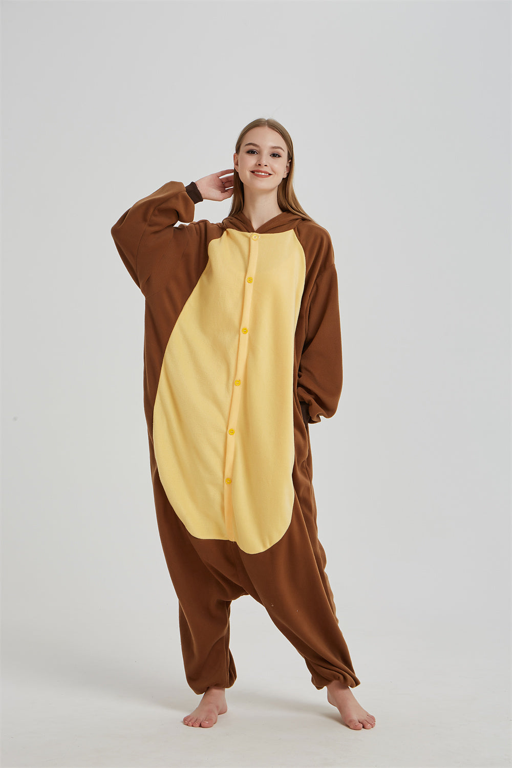 Rubylong Brown Bear Onesie
