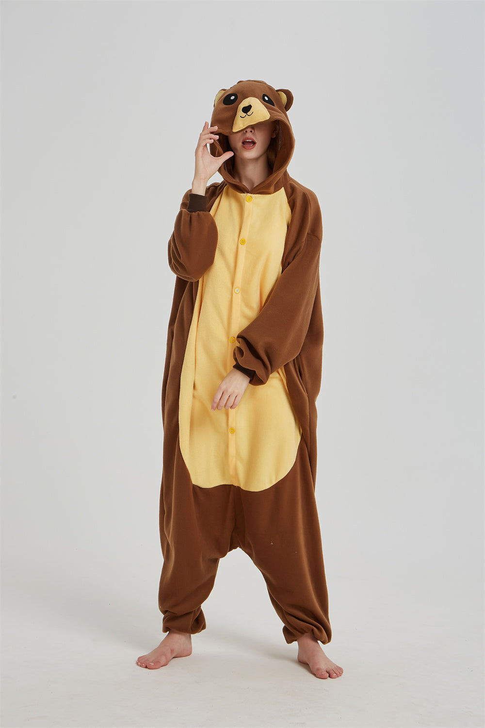 Rubylong Brown Bear Onesie