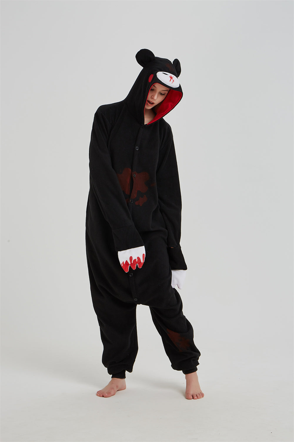 Rubylong Black Gloomy Bear Onesie