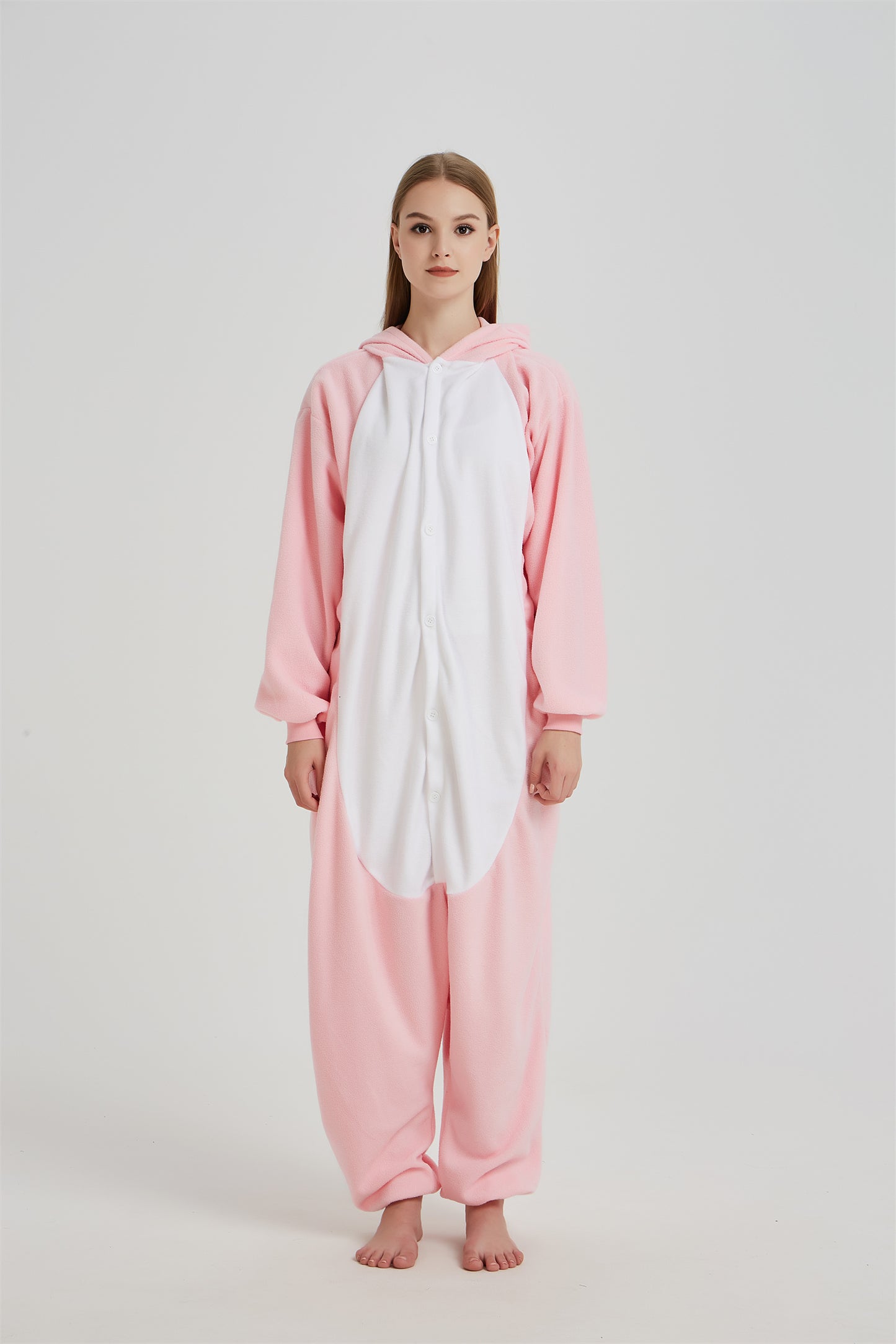 Rubylong Pink Rabbit Onesie