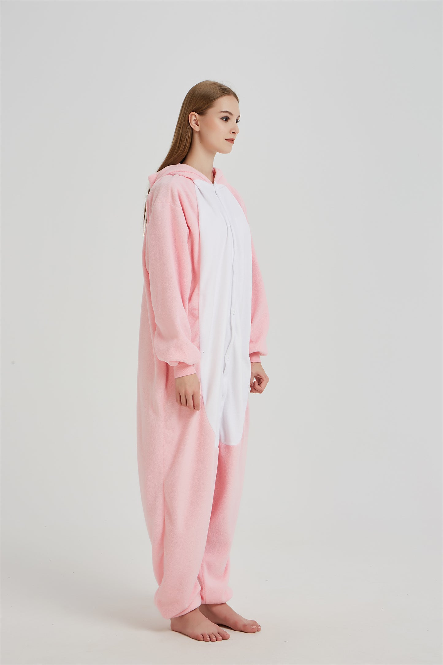 Rubylong Pink Rabbit Onesie