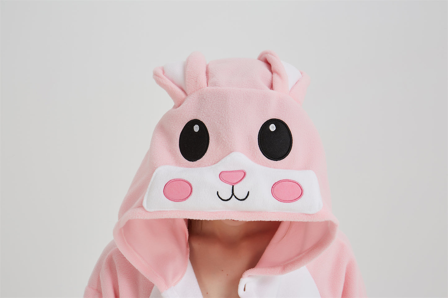 Rubylong Pink Rabbit Onesie