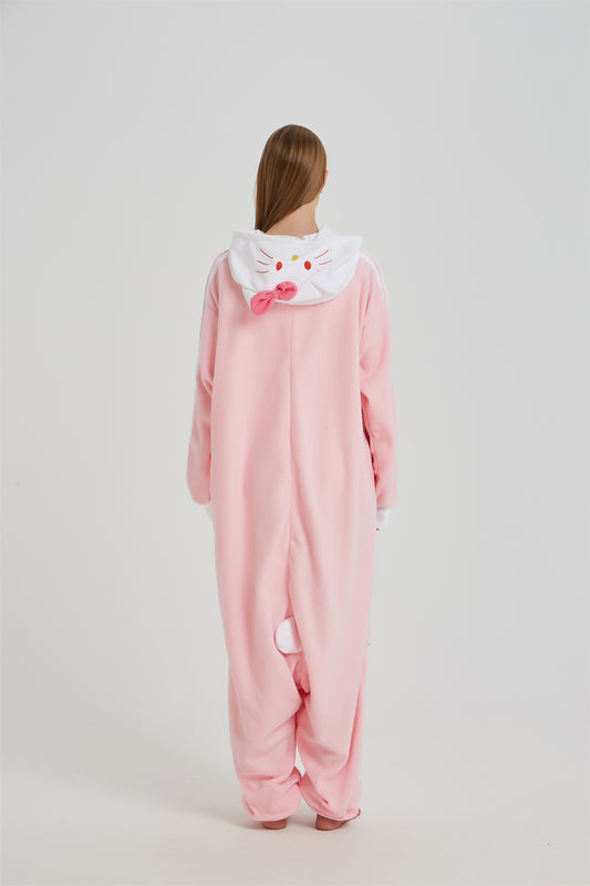 Rubylong Pink KT Cat Onesie