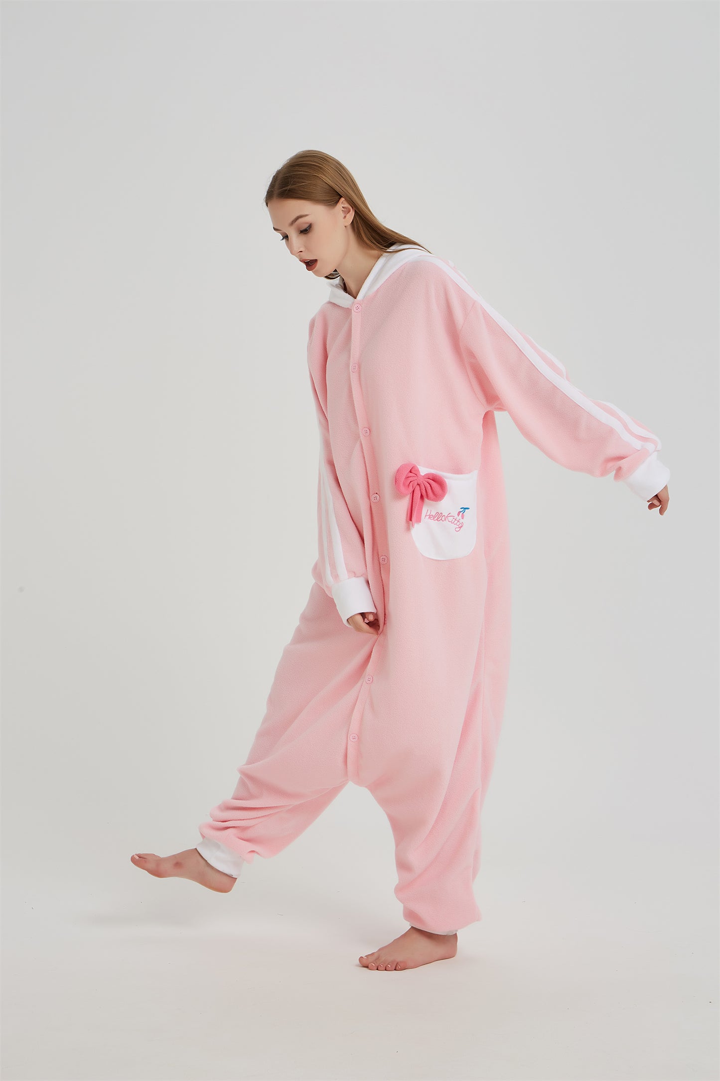 Rubylong Pink KT Cat Onesie